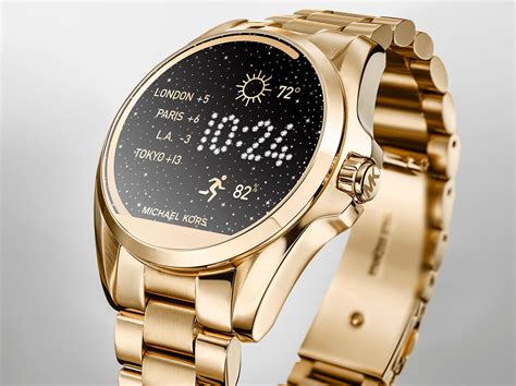 gold michael kors smartwatch